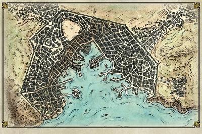 D&D Game Mat: Baldurs Gate